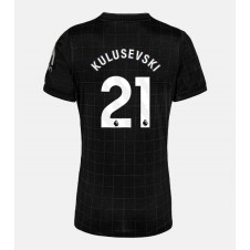 Tottenham Hotspur Dejan Kulusevski #21 Bortedrakt Kvinner 2025-26 Kortermet